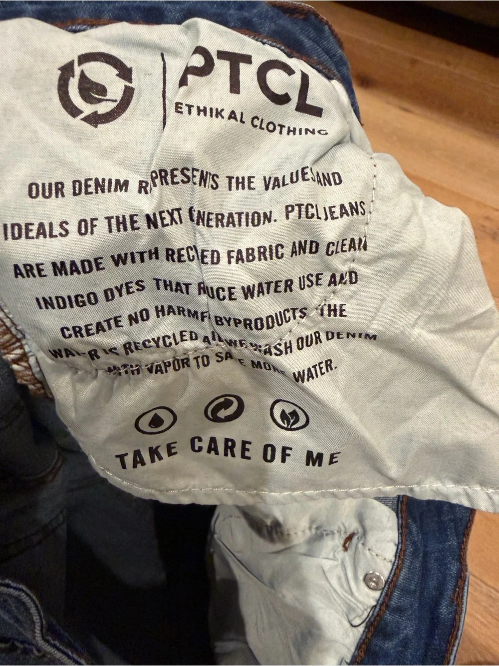 PTCL Ethical Denim Flare Seamed Women’s Jeans Size 25 unique! - Picture 14 of 14
